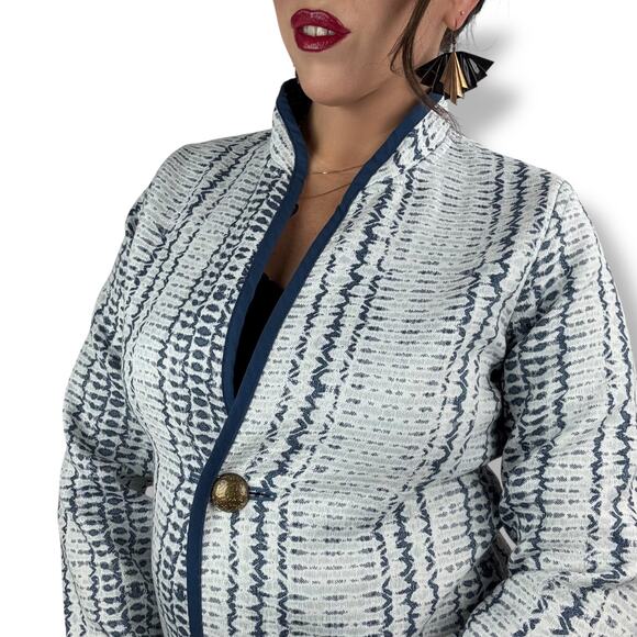 New with tags TRIMDIN Artisan crafted reversible tie-dye jacket - Picture 15 of 17